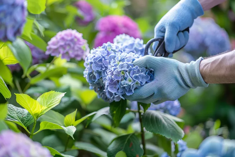 como podar hortensias